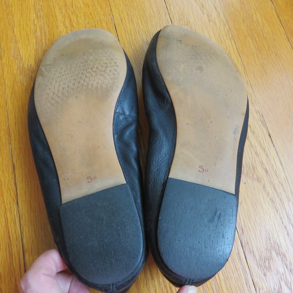 CLEARANCE! Sam Edelman Fritz Ballet Flats in Black leather size 5.5 - Picture 8 of 9
